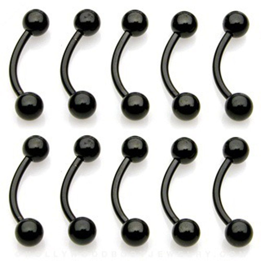 2017 Black Anodized Round Ball Eyebrow Ring Eyebrow Bar Piercing truly The Most Elegant  eyebrow piercing jewelry for  Home