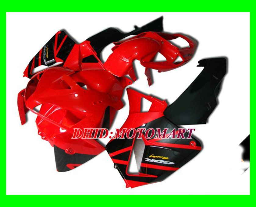 Klassisches rot-schwarzes Spritzguss-Verkleidungsset für HONDA CBR600RR 05 06 CBR 600RR 2005 2006 CBR 600F5 Verkleidungsset + 7 Geschenke