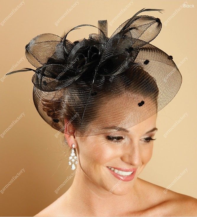 2015 Beautiful Ivory Birdcage Veils Bridal Head Pieces With Hand