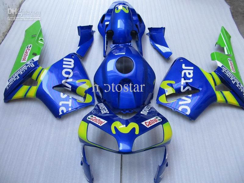 MOVISTAR Motorcycle Fairing kit for HONDA CBR600RR CBR 600RR 03-04 2003 2004 aftermarket body repair fairings kit