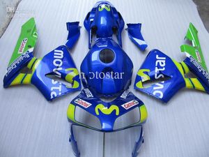 MOVISTAR MOTORCYCLE FAIRING KIT FÖR HONDA CBR600RR CBR 600RR 03-04 2003 2004 Eftermarknad Body Repairings Kit