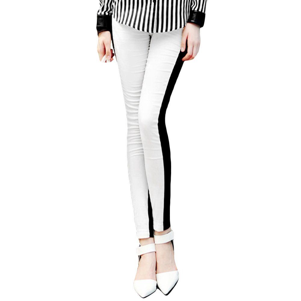 Download 2021 Women Half White Front Black Back Ankle Length ...