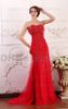 2015 Sexy Red A Line Sweetheart Prom Vestres Tuled Badyed Ligins corpete de vestidos noturnos DHYZ 011429650