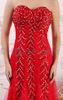 2015 Sexy Red A Line Sweetheart Prom Vestres Tuled Badyed Ligins corpete de vestidos noturnos DHYZ 011429650