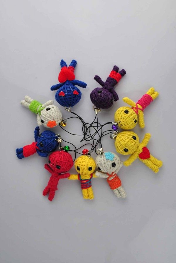 Toys Voodoo Doll Cell Phone Key Chain A Variety Of Styles Colors Voodoo 