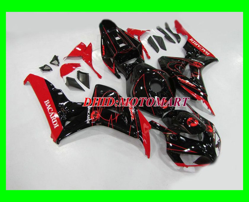 Carenagem de injeção preta H224 RED para CBR1000RR 04 05 CBR 1000RR 2004 2005 CBR 1000 RR 04 05