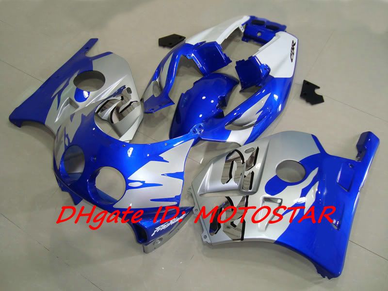 blue silver fairing kit For Honda CBR250RR MC22 1991-1998 CBR 250RR CBR250 91 92 93 94 bodywork