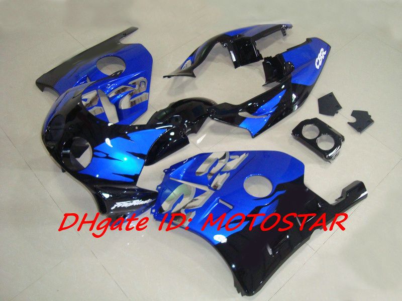 Honda CBR250RR MC22를위한 고급 블루 페어링 키트 1991-1998 CBR 250RR CBR250 91 92 93 94 차체