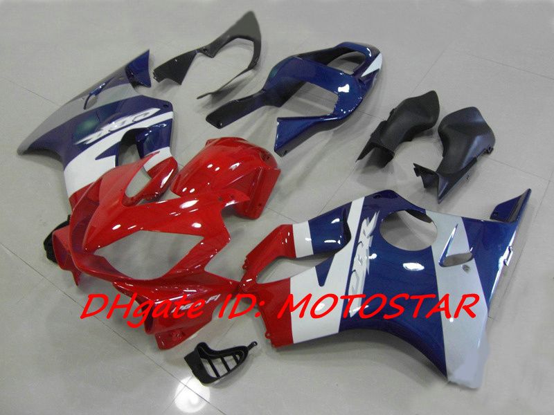 Red blue white fairing kit for HONDA CBR600F4i 2001 2002 2003 01-03 CBR600 F4i 01 02 03 bodywork