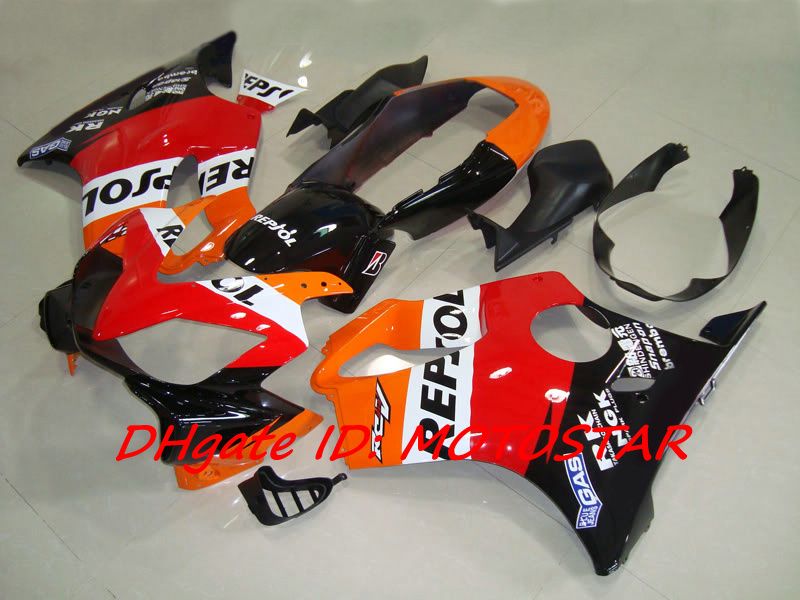 Kit de carrosserie repsol pour honda cbr600f4i 20042007 cbr600 f4i 04 05 06 07 cbr 600 carénages complets