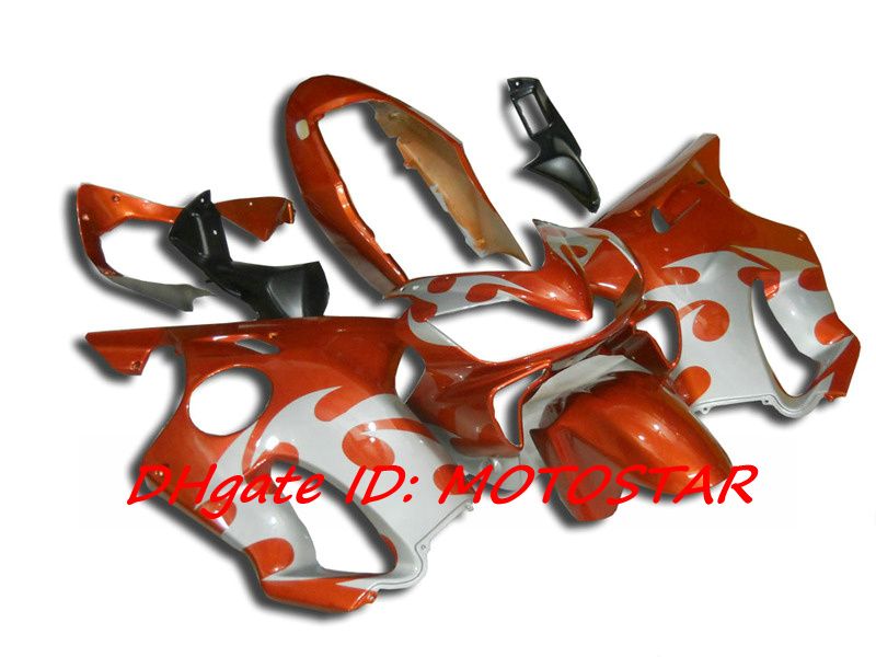 Kit de carénage de carrosserie orange d'injection pour honda cbr600f4i 20042007 cbr600 f4i 04 05 06 07 cbr 600 carénages complets