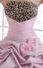 2015 Sexig Pink Hi Lo Tafta Leopard Prom Dresses Axless Ruffled pärlklänningar HW0874913240