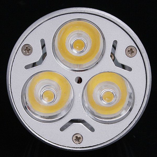 100 個 12V 3W 3*1W MR16 GU5.3 白色 LED ライト Led ランプ電球スポットライトスポットライト DHL フェデックス経由