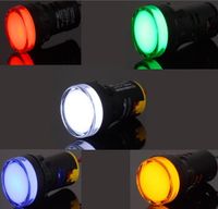 15pcs 15x22mm DC 12V Mixed 5 Color Red Green Blue Yellow White LED Indicator Light,good qual