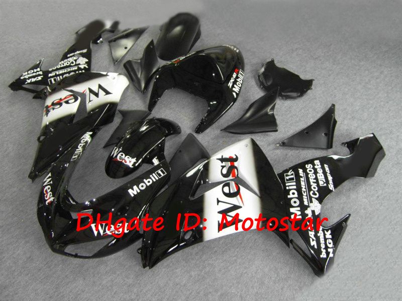 K1622 WEST ABS fairing kit for ninja ZX-10R 2006 2007 Kawasaki ZX10R 06 07 ZX 10R bodywork