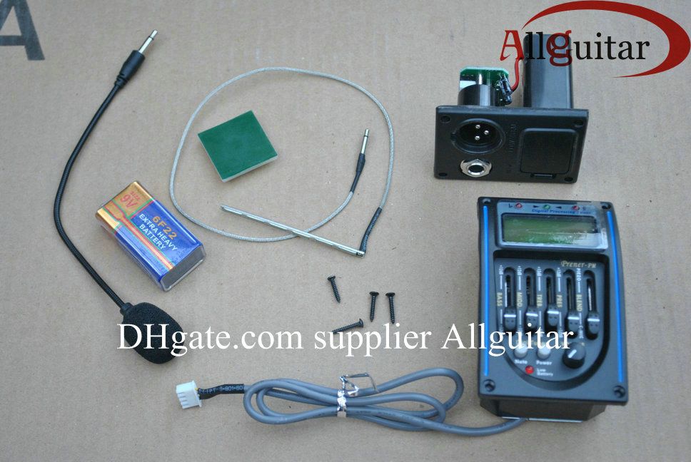 2021 High Quality 5Band Acoustic Guitar Equalizer EQ & Digital LCD