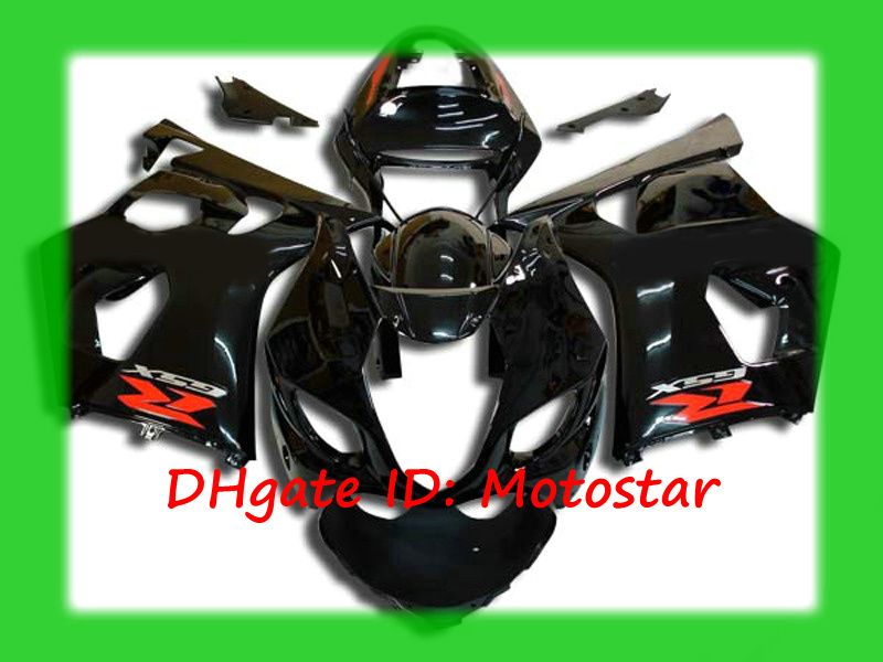 Gloss Black Fairing Kit для Suzuki 2003 2004 GSX-R1000 K3 GSXR 1000 03 04 GSXR1000 Body Kit S1303