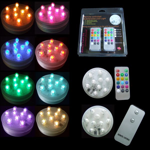 Waterproof 9LED Candle Night Light With Remote Control Use AAA BATERRY