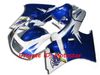 Azul branco novo kit de Carenagem para Suzuki RGV250 91-96 RGV 250 VJ22 1991 - 1996 conjunto de carenagens de motocicleta