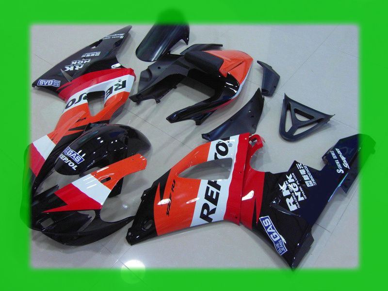 

REPSOL bodywork for YAMAHA 2000 2001 YZF-R1 fairings kit YZFR1 YZF R1 YZF1000 00 01 Y1021, Multi-color