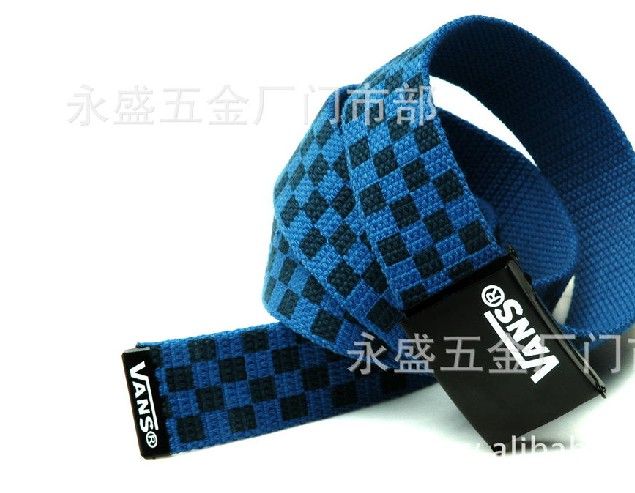 vans canvas belt
