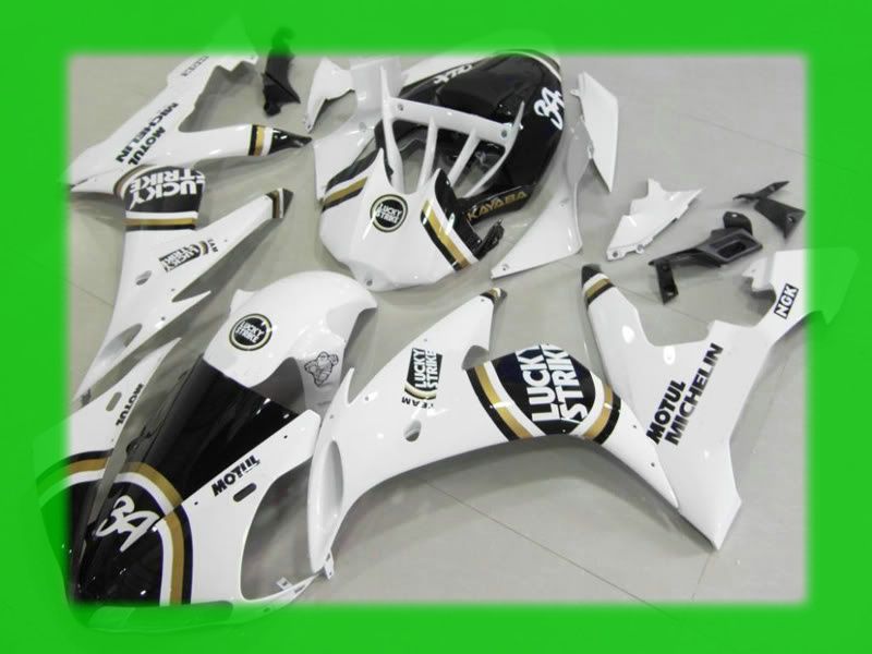 

LUCKY STRIKE 34 bodywork for YAMAHA 2004 2005 2006 YZF-R1 fairings kit YZFR1 YZF R1 YZF1000 04 05 06 fairing set, Multi-color