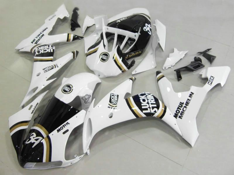 LUCKY STRIKE 34 bodywork for YAMAHA 2004 2005 2006 YZF-R1 fairings kit YZFR1 YZF R1 YZF1000 04 05 06 fairing set