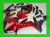 هيكل السيارة أسود أحمر لياماها 2004 2005 2006 YZF-R1 fairing kit YZFR1 YZF R1 YZF1000 04 05 06