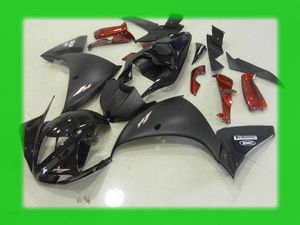 Y1915 flat gloss black fairings kit for YAMAHA 2009 2010 YZF-R1 YZFR1 YZF R1 YZF1000 09 10 bodywork