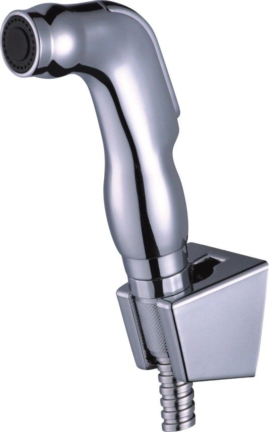 2019 Chrome Hand Held Shattaf Hygience Shower Douche Kit Bidet Spray