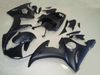 All matte preto liso para YAMAHA 2003 2004 YZF-R6 YZFR6 03 04 YZF R6 YZF600 kit de carenagem de carroçaria DIY