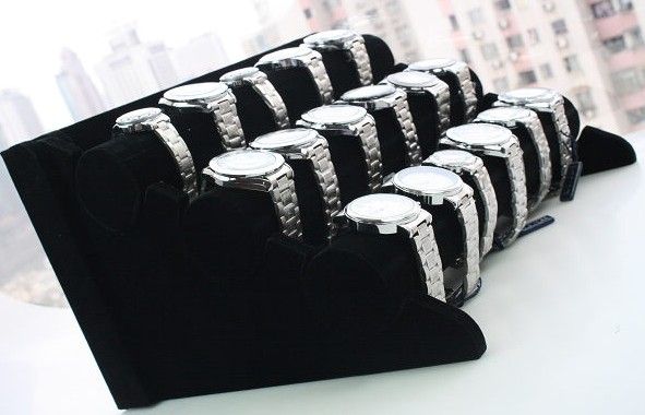 1PCS أسود 3TIER VELVET Watchbracelet Jewelry Display Rack2352738