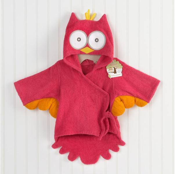 Hot Animal Baby Hooded Bathrobe Owl Baby Robes Towels Warm Blanket Bathing Towels 2size From