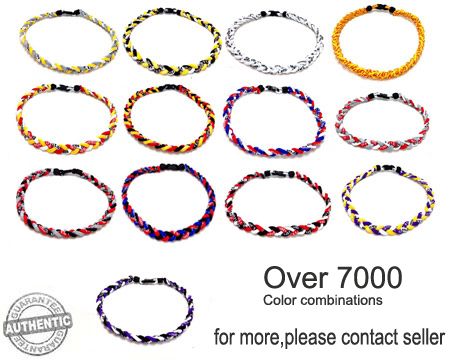 Blanda objektlänk Partihandel Titanium Tornado halsband Braelets 16 