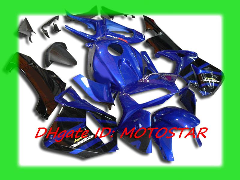 H655 Blue Black Wtrysk OEM Zestaw OEM dla Honda 2005 2006 CBR600RR F5 CBR 600RR 05 06 CBR600