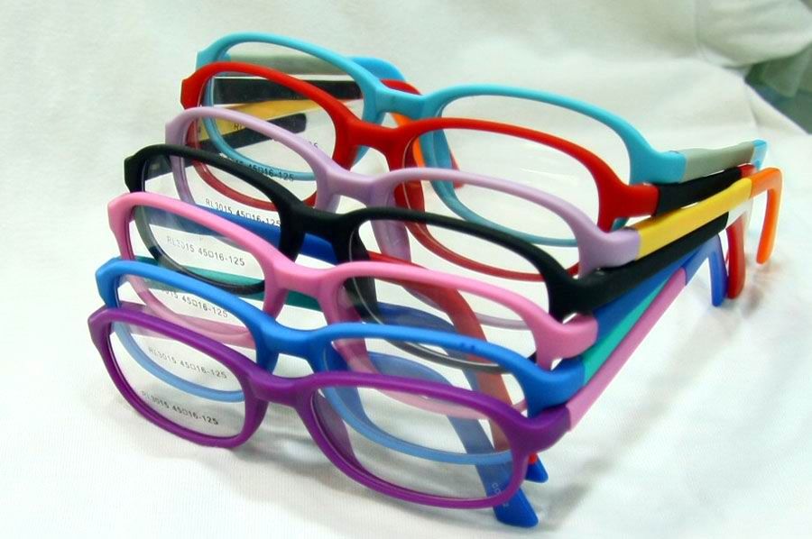 Ultra Light Spring Hinge Student Glasses Frame, Miraflex Style Safety