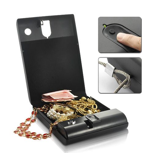 Portable Fingerprint Lock Security Box From Dh Anglebaby, 94.98