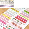 Mooie afdrukken Washi -tape 32 ontwerpen Vintage Lace Dotty Check Cartoon Series Washi -afplakkingstape KD1 2016