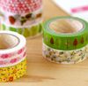 Kleurrijke kleverige Japanse stijl afdrukken washi tape 32 ontwerp vintage washi masking tape kd 2016