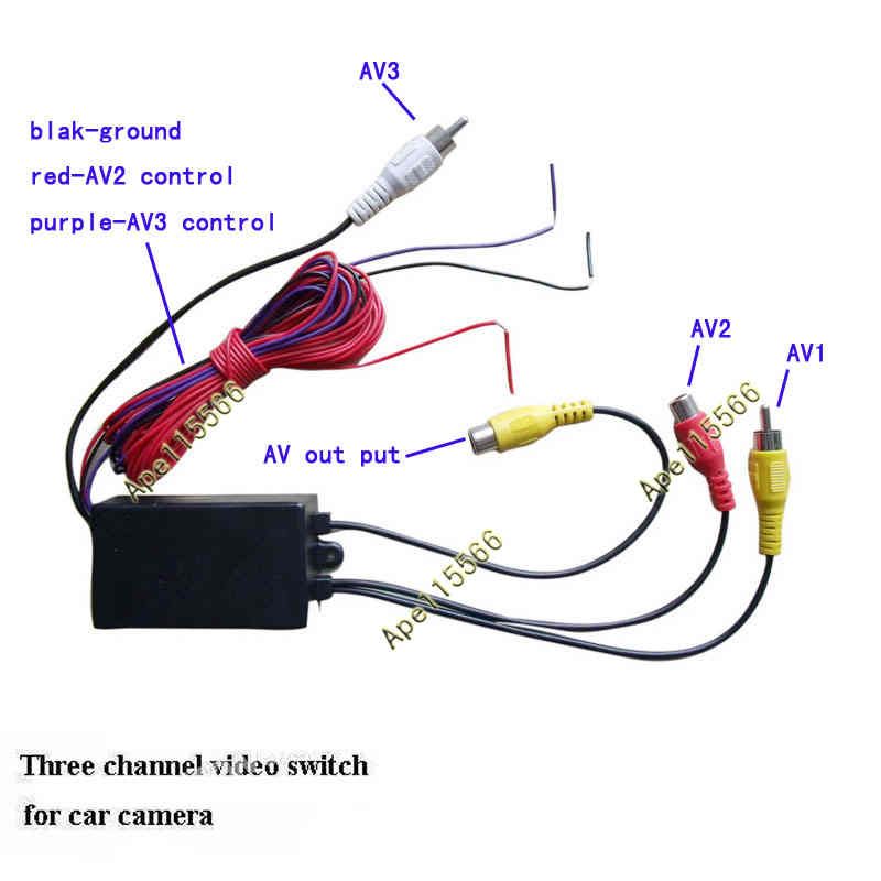 Three Channel Car Camera Video SwitchCar Video Automatic Switch From Ape115566, 18.10