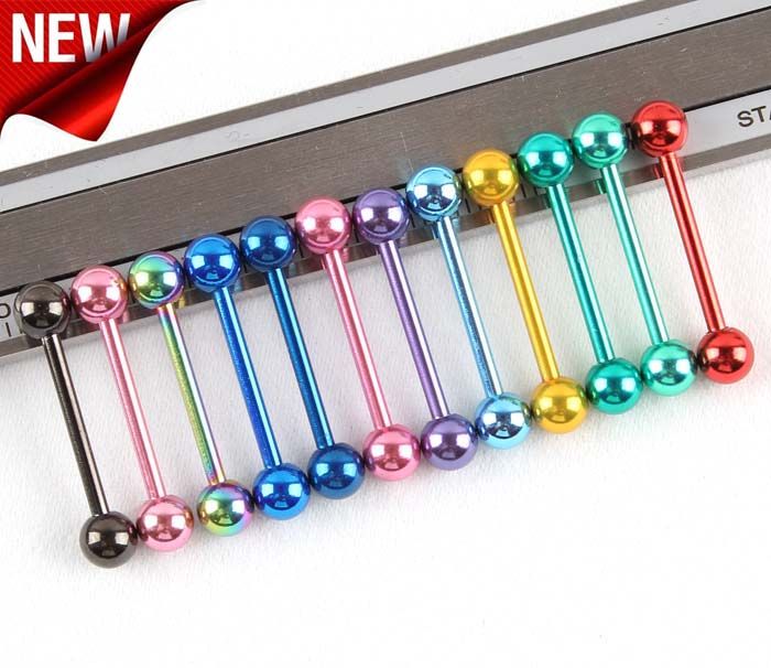 2019 Hot Sell Tongue Rings Tongue Piercings Jewelry 316L Steel Body Jewelry From Queenstown, 25