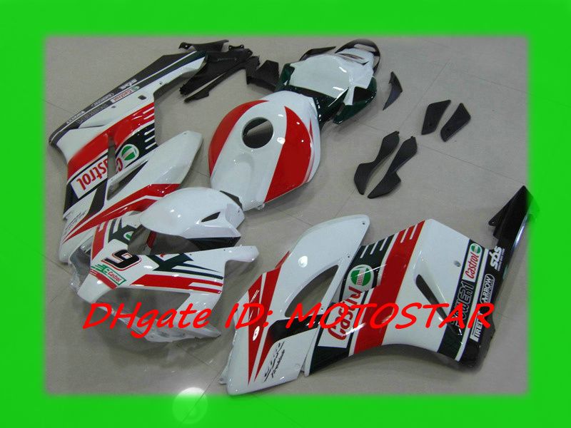 Custom Castrol 9 Injektionsformmissionskit för Honda CBR1000RR 2004 2005 CBR 1000RR CBR1000 04 05