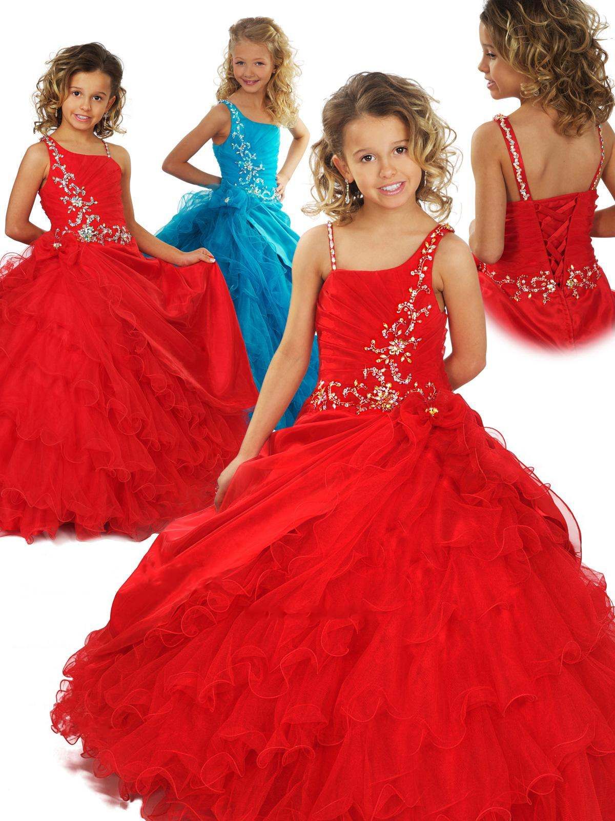 red princess gown for women