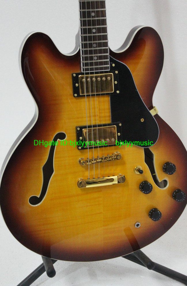 Best 335 Guitar Newest Semi Hollow 335 Jazz Electric Guitar Vintage