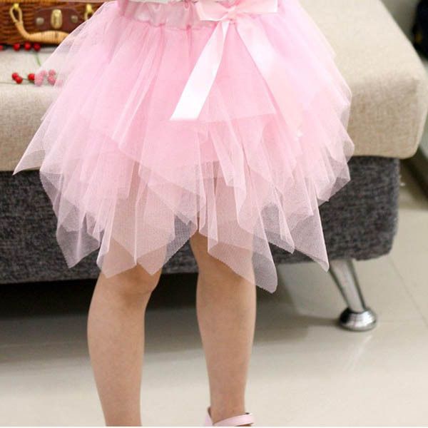 2020 Pink Tutu Dresses For Girls Princess Ruffle Tutus Pettiskirt Dress