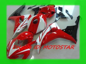 H16G Kit carenatura iniezione bianco rosso per HONDA 2006 2007 CBR1000RR CBR 1000RR CBR1000 06 07 carenature carrozzeria moto
