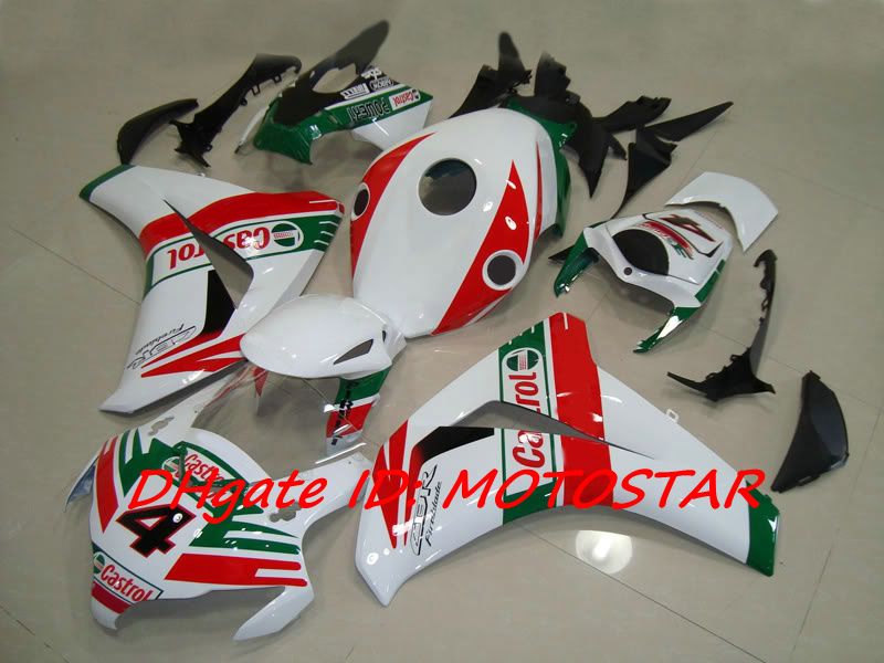 Kit de carénage ABS personnalisé H186 pour 2008 2009 2010 2011 Honda CBR1000RR CBR 1000RR CBR1000 08 09 10 11