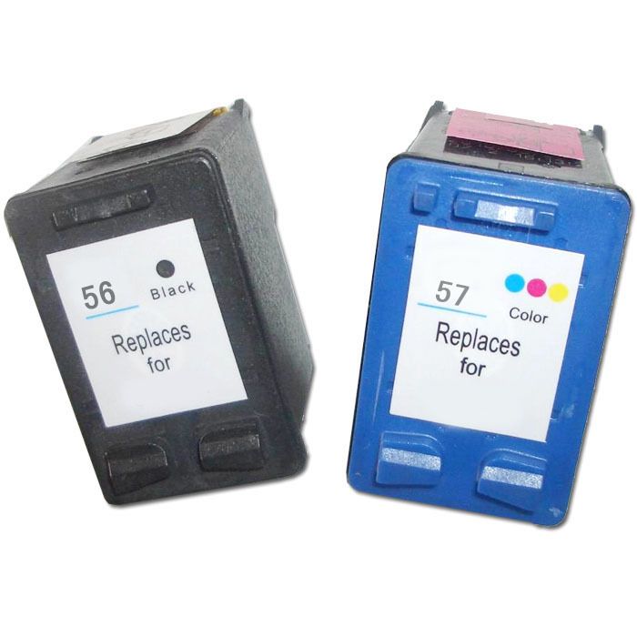 C6656A C6657A Compatible Ink Cartridge For HP56 57 HP Deskjet 5650 4110