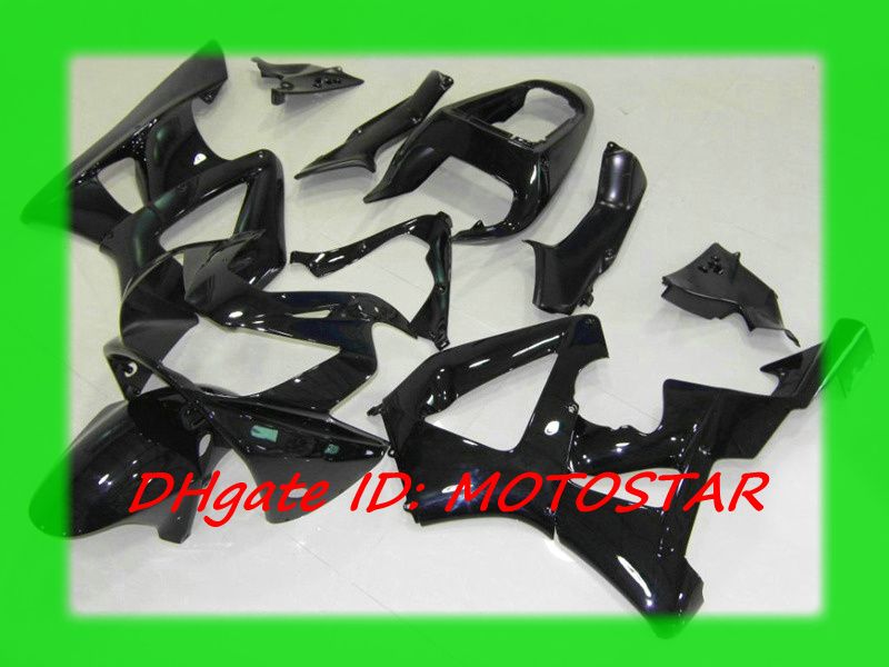 100% injektion Black Fairing Kit för CBR900RR 929 2000 2001 CBR900 929RR CBR929 00 01 CBR929RR Body Fairings Set