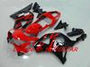 Gratis Personaliseer Rode Zwarte ABS Fairing Kit voor HONDA CBR954RR 954 2003 2002 CBR900 954RR CBR954 02 03 CBR900RR FACKINGS SET